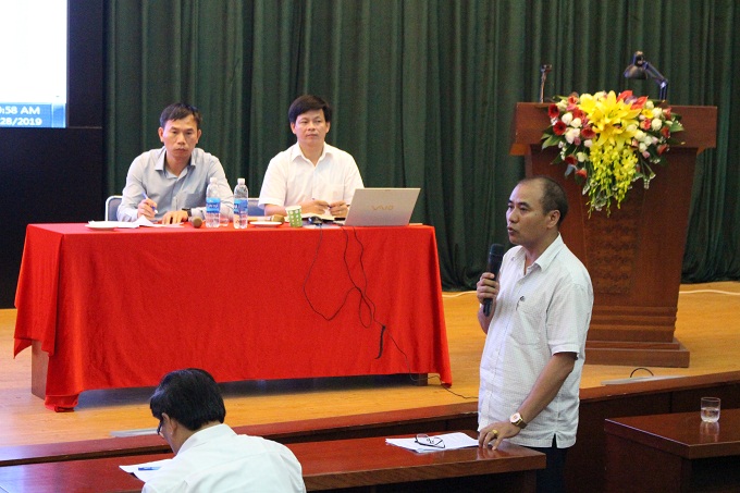 Đại tá Nguyễn Văn Thông, Bộ Quốc phòng phát biểu tại Hội nghị